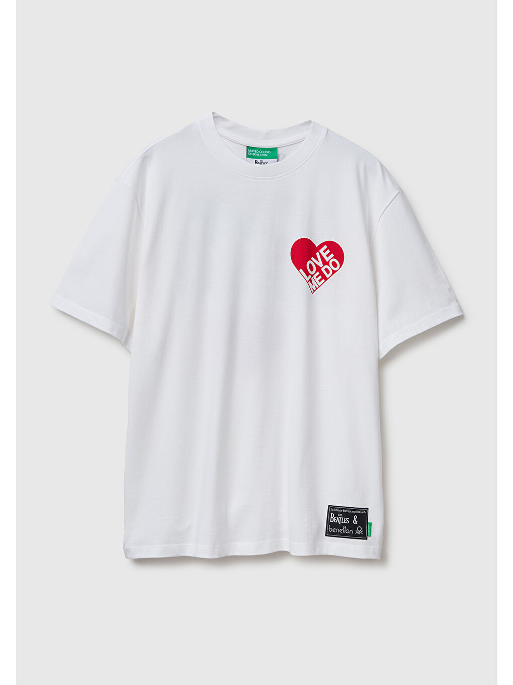 Unisex Beyaz %100 Pamuk The Beatles Baskılı T-Shirt-1