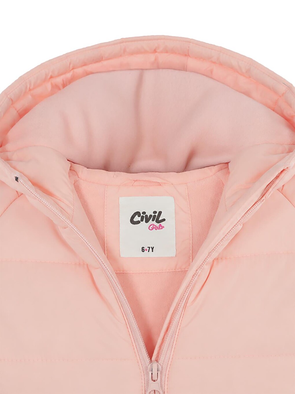 Pembe Girls Basic 6-9 Yaş Mont - Pudra-2