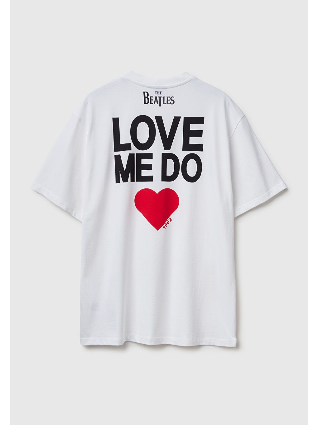 Unisex Beyaz %100 Pamuk The Beatles Baskılı T-Shirt-4