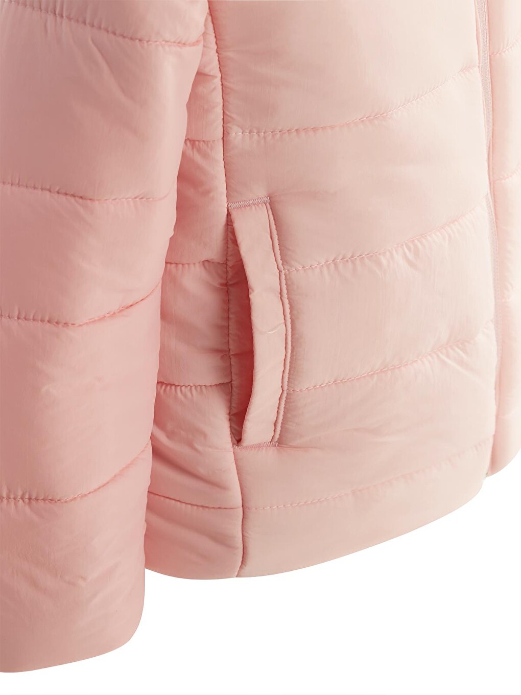 Pembe Girls Basic 6-9 Yaş Mont - Pudra-3