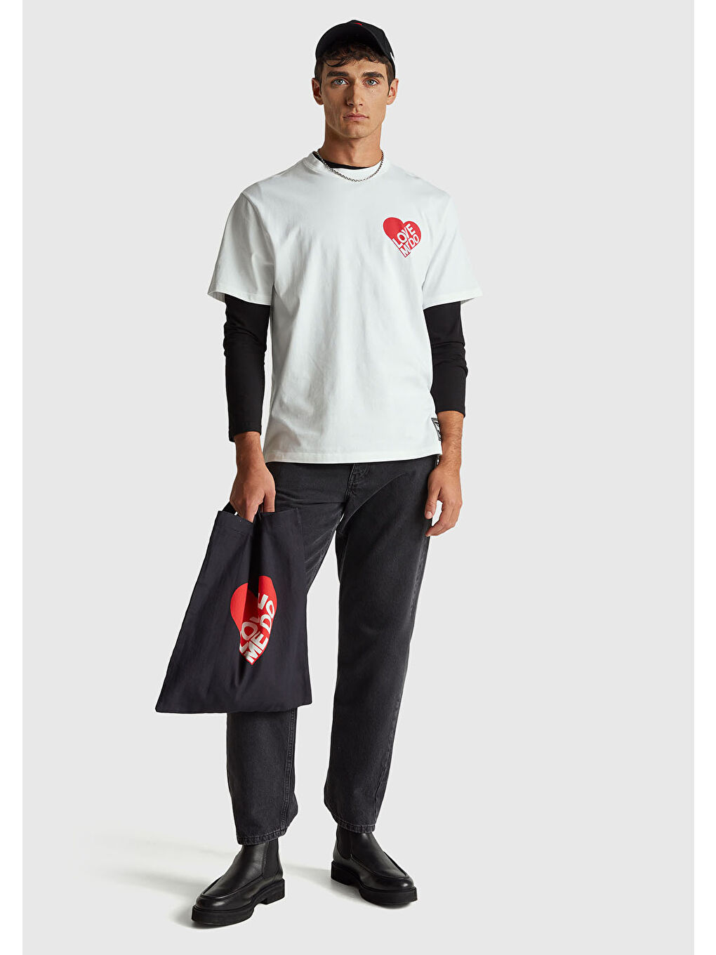 Unisex Beyaz %100 Pamuk The Beatles Baskılı T-Shirt-6