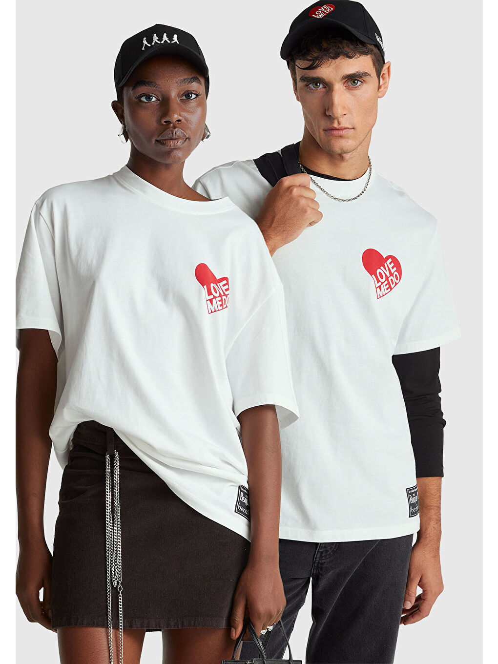 Unisex Beyaz %100 Pamuk The Beatles Baskılı T-Shirt-8