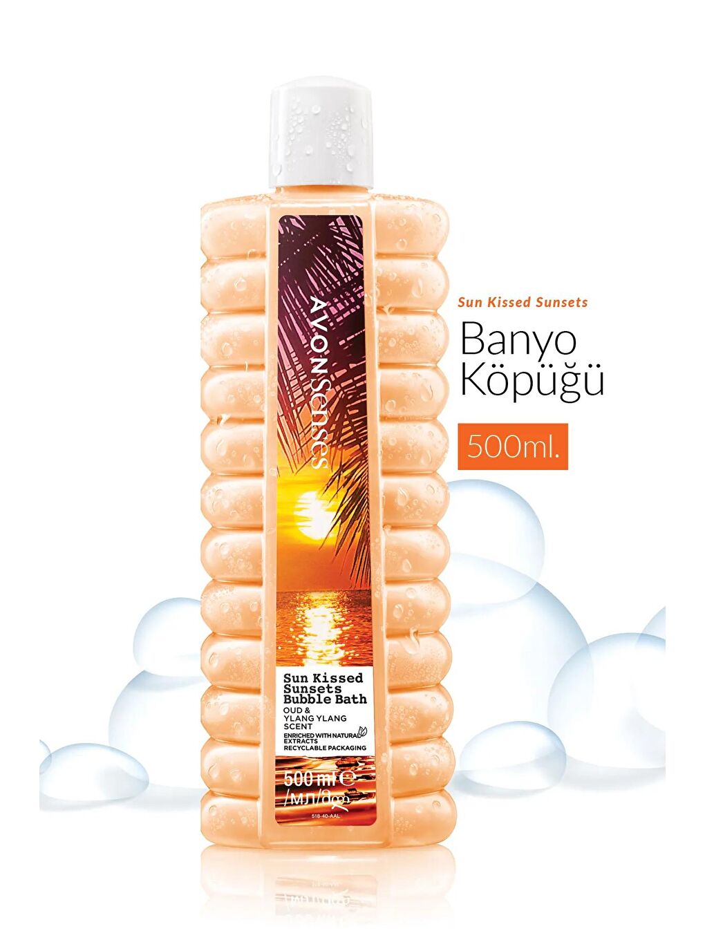 AVON Renksiz Senses Sun Kissed Sunsets Banyo Köpüğü 500 Ml. - 1