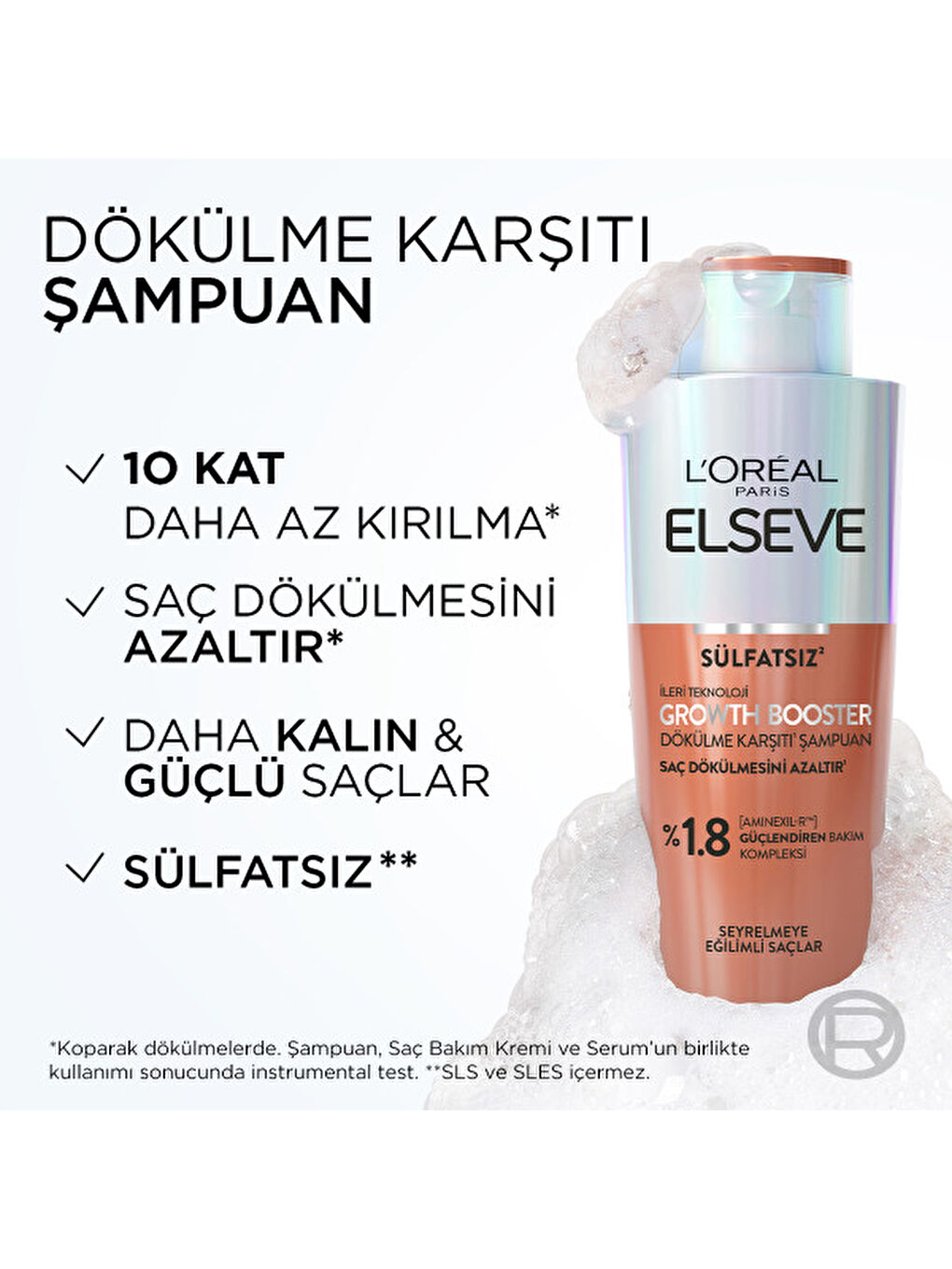 Elseve Growth Booster Dökülme Karşıtı Şampuan 200ml-3