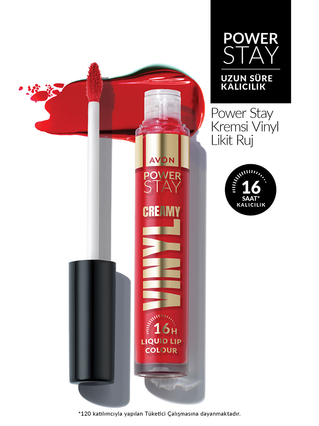 Power Stay Kremsi Vinyl Likit Ruj - In Command Coral-1