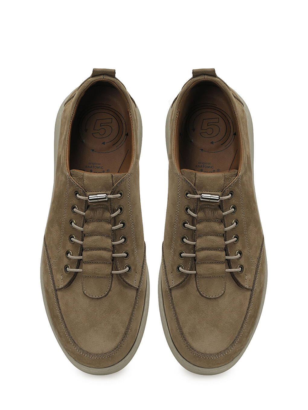 Kahverengi 109137N.M 6FX KUM. Erkek Comfort Ayakkabı-3