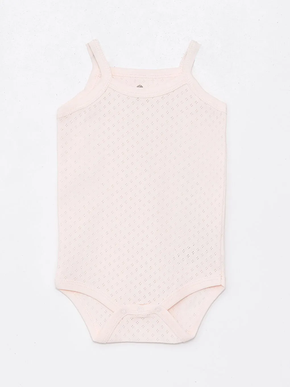 Pembe Kare Yaka Pamuklu İp Askılı Kız Bebek Jakarlı Çıtçıtlı Body 3'lü (Yenidoğan - 5 Yaş)-2