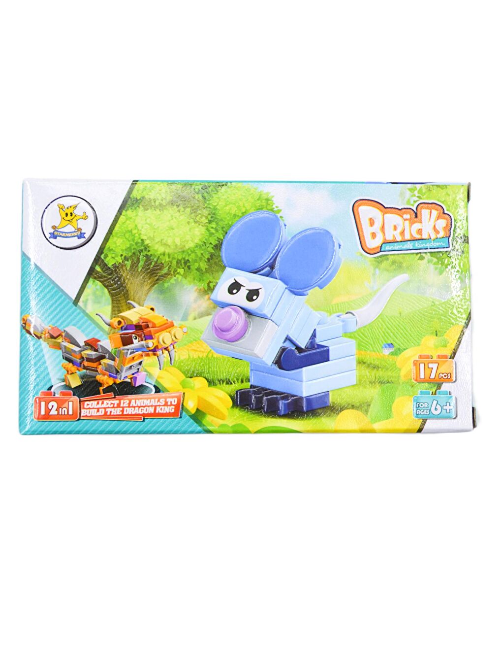 Bricks Lego Hayvanlar 01 Mouse 17 Parça (SM198B-01) GKO