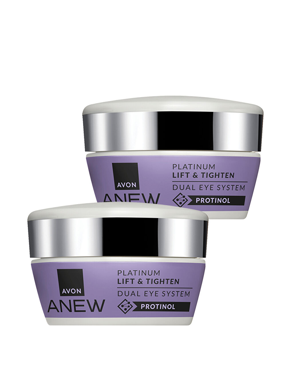 AVON Renksiz Anew Platinum Lift & Tighten Dual Eye System 20 Ml. İkili Set