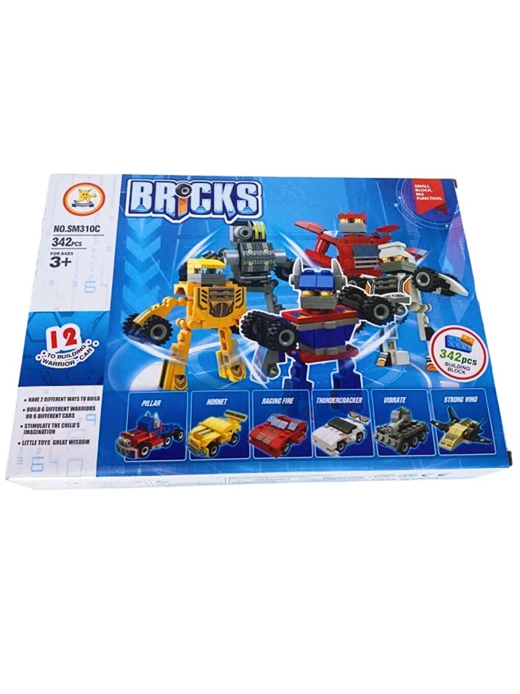 Bricks Lego Transformers 6 Lı Set 342 Parça (SM310) GKO-2