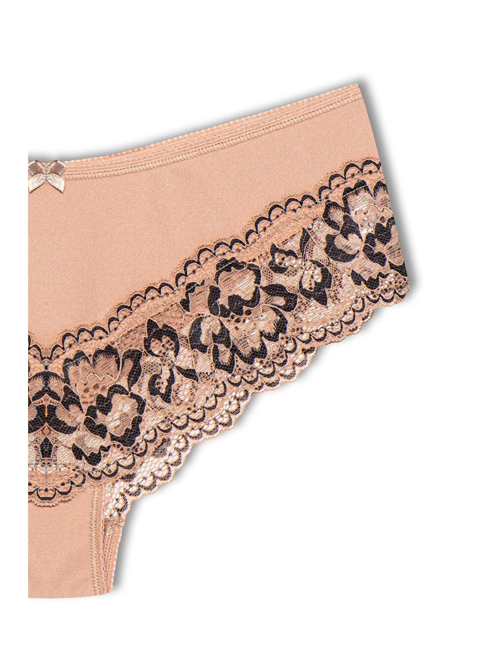 Karışık Paçası Çift Renk Dantel Kadın Külot 5'li-6