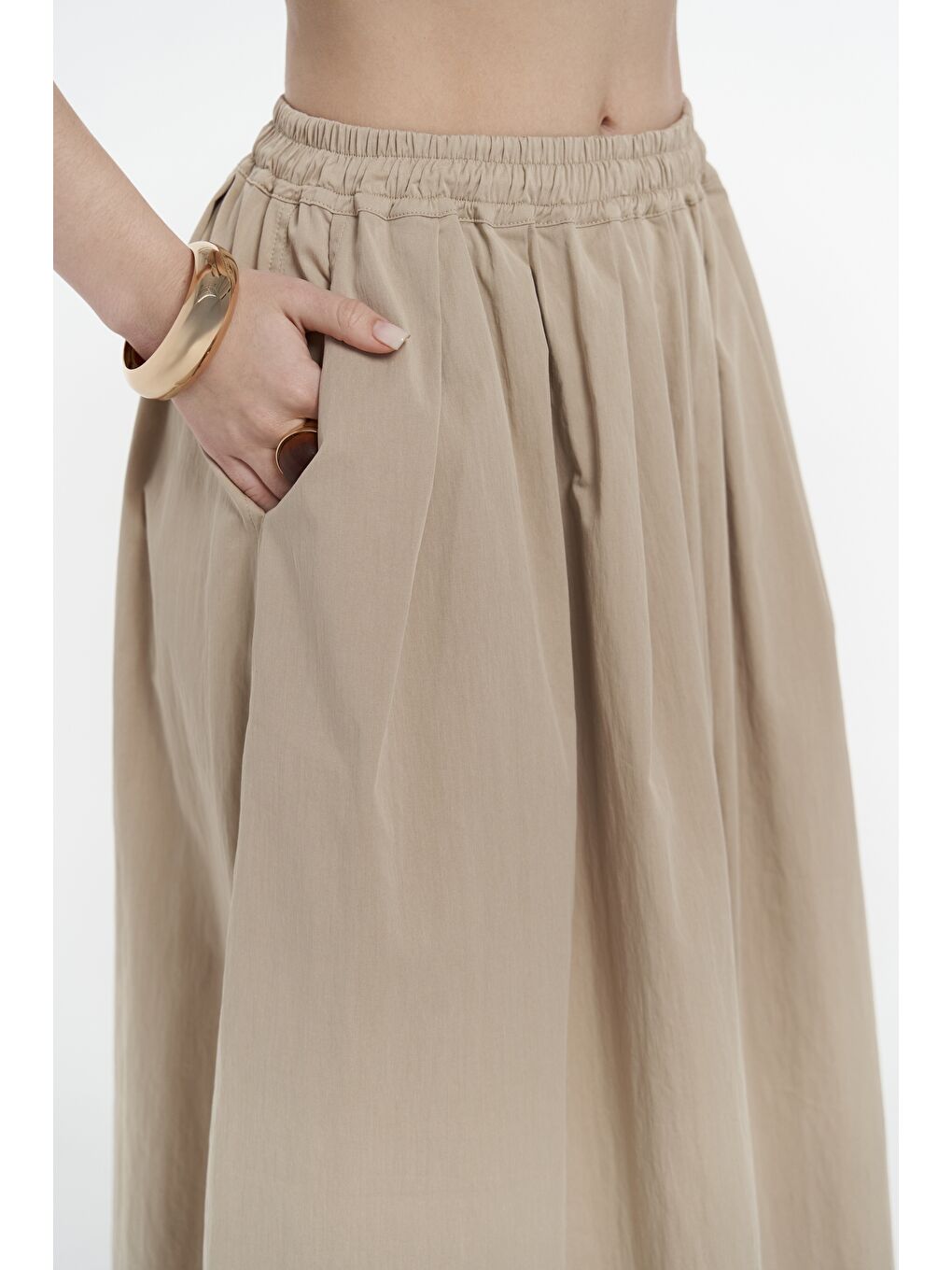 Delos Bej Bluz Etek Takım-6