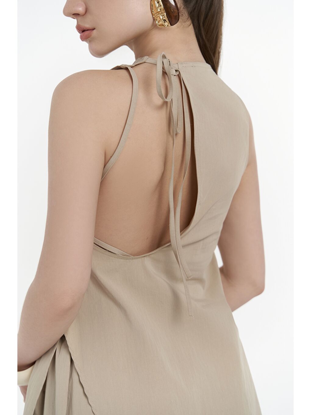 Delos Bej Bluz Etek Takım-7