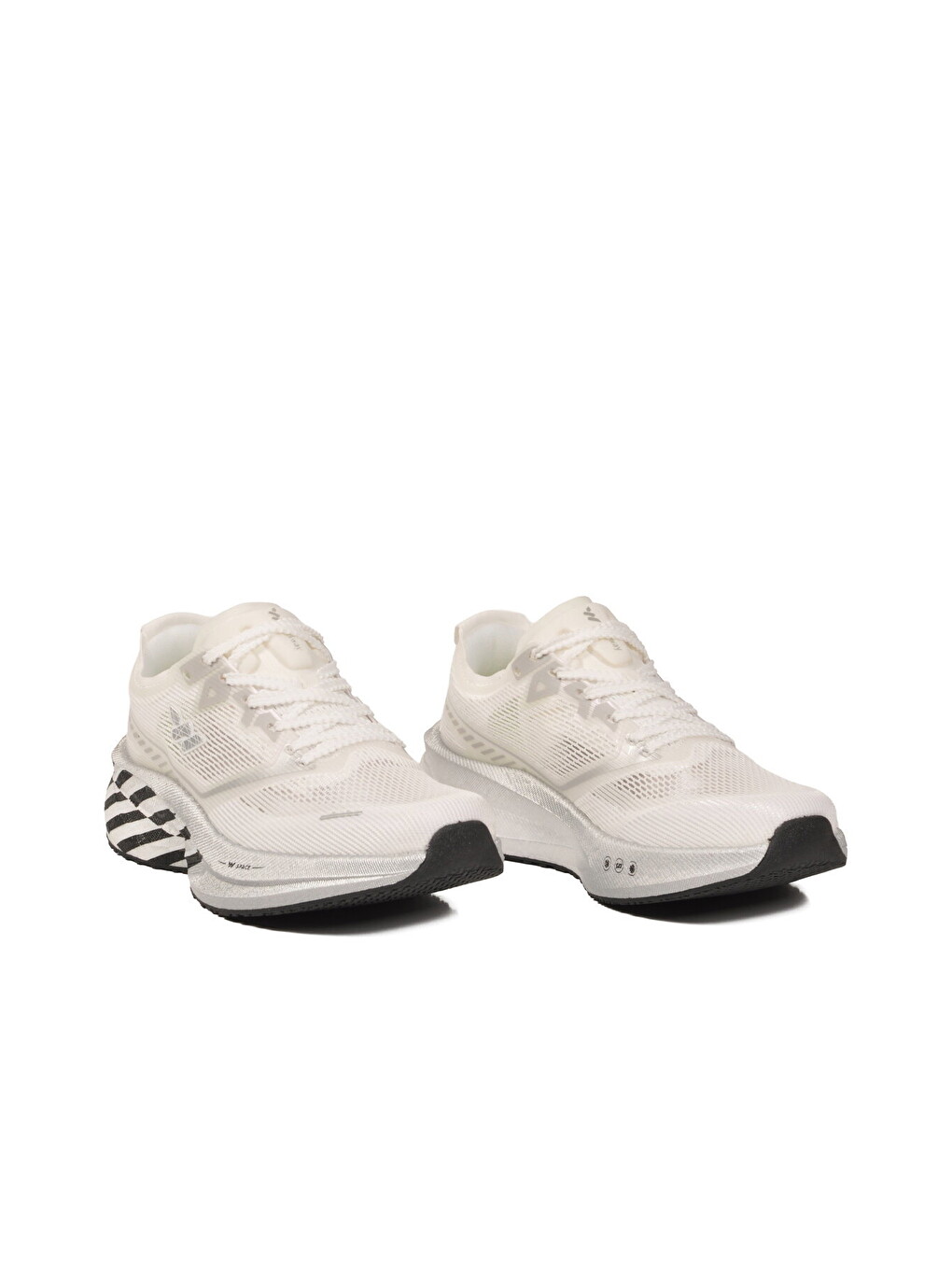 Beyaz-gümüş Hafif Esnek Unisex Koşu Yürüyüş Ve Spor Ayakkabı Space G-1