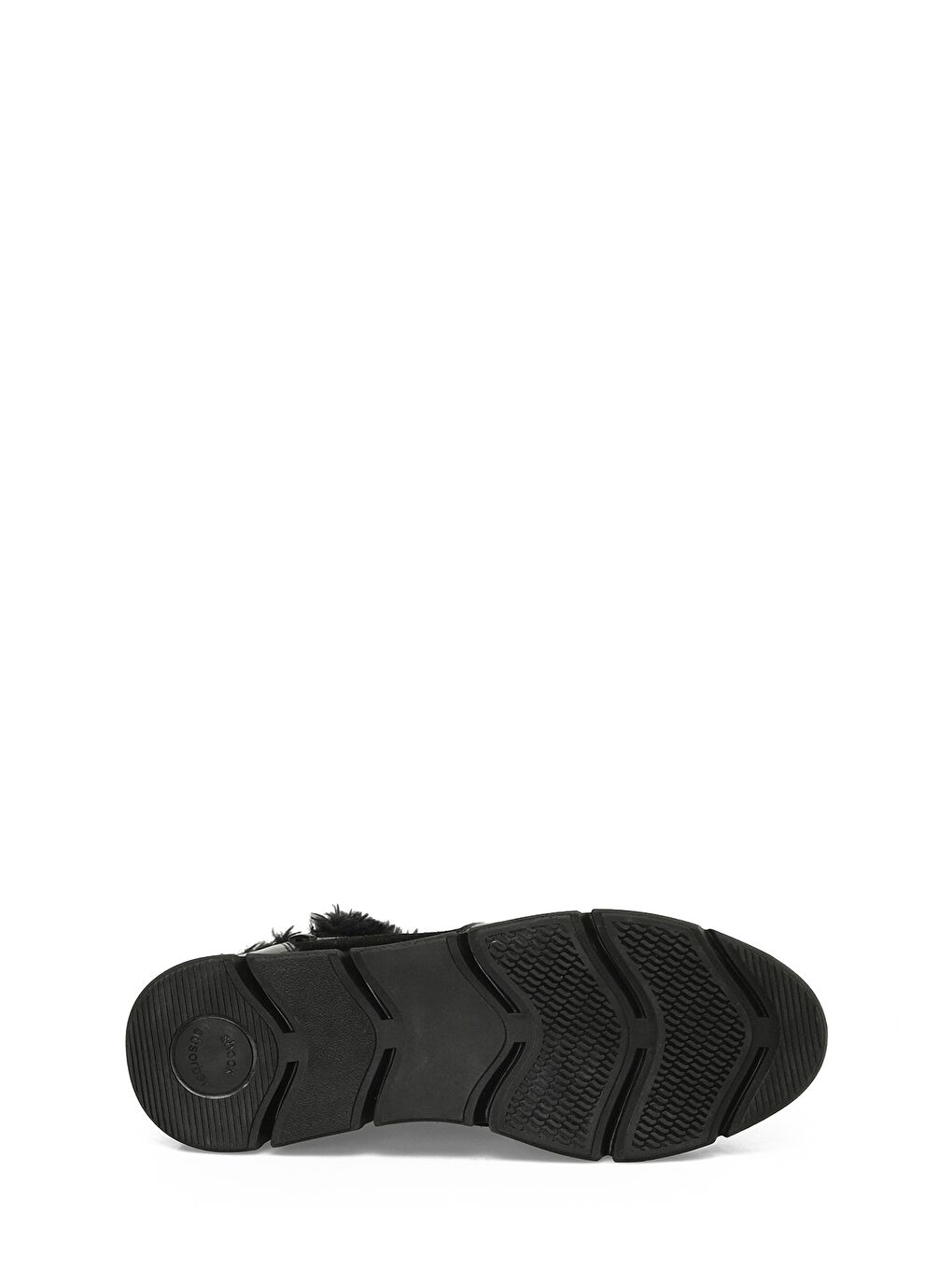 105314.Z4PR Siyah Kadın Düz Bot-5