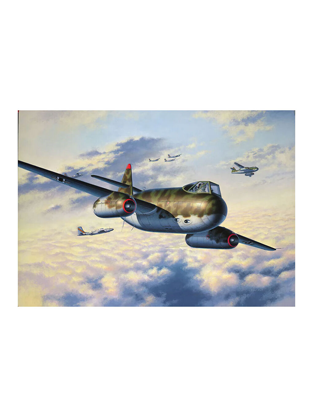 Maket Model Kit Uçak Messerschmitt P.1099A - P-Series 3774-2