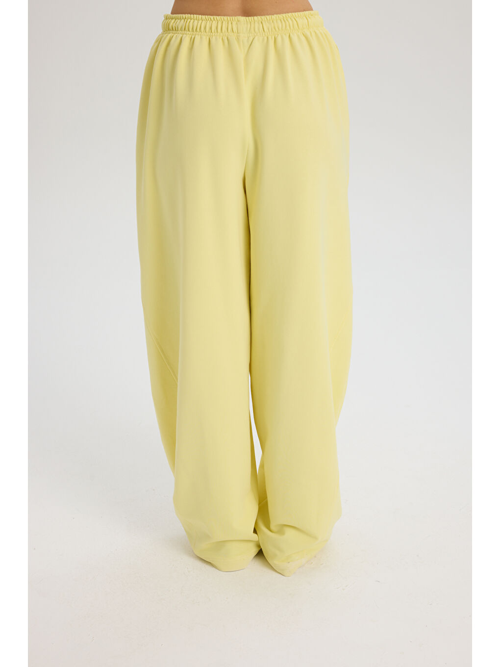 Scarlet Sarı Crop Eşofman Takım-4