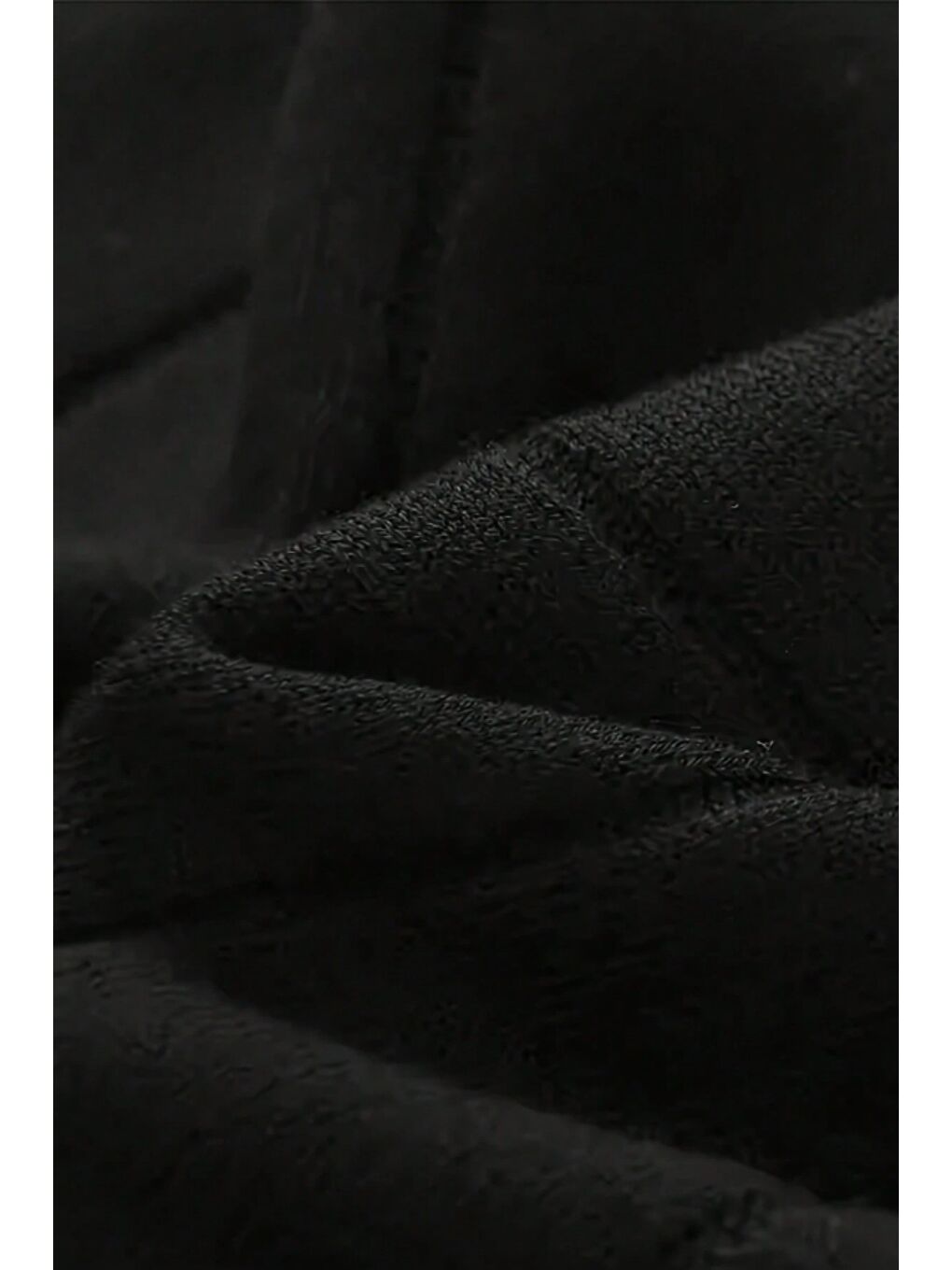 Siyah Erkek Fit Dokulu Kısa Kollu Bisiklet Yaka Triko Tişört-7