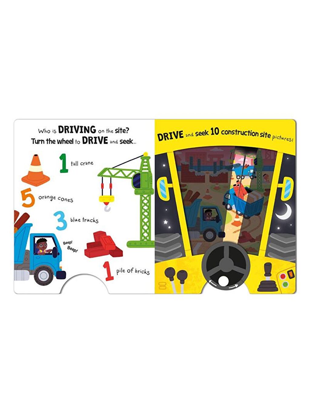 Imagine That Drive and Seek Digger - A Magic Headlight Book - 2