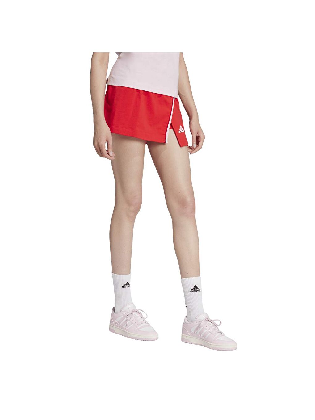 Essentials Color-Pop Kadın Kırmızı Şort-4