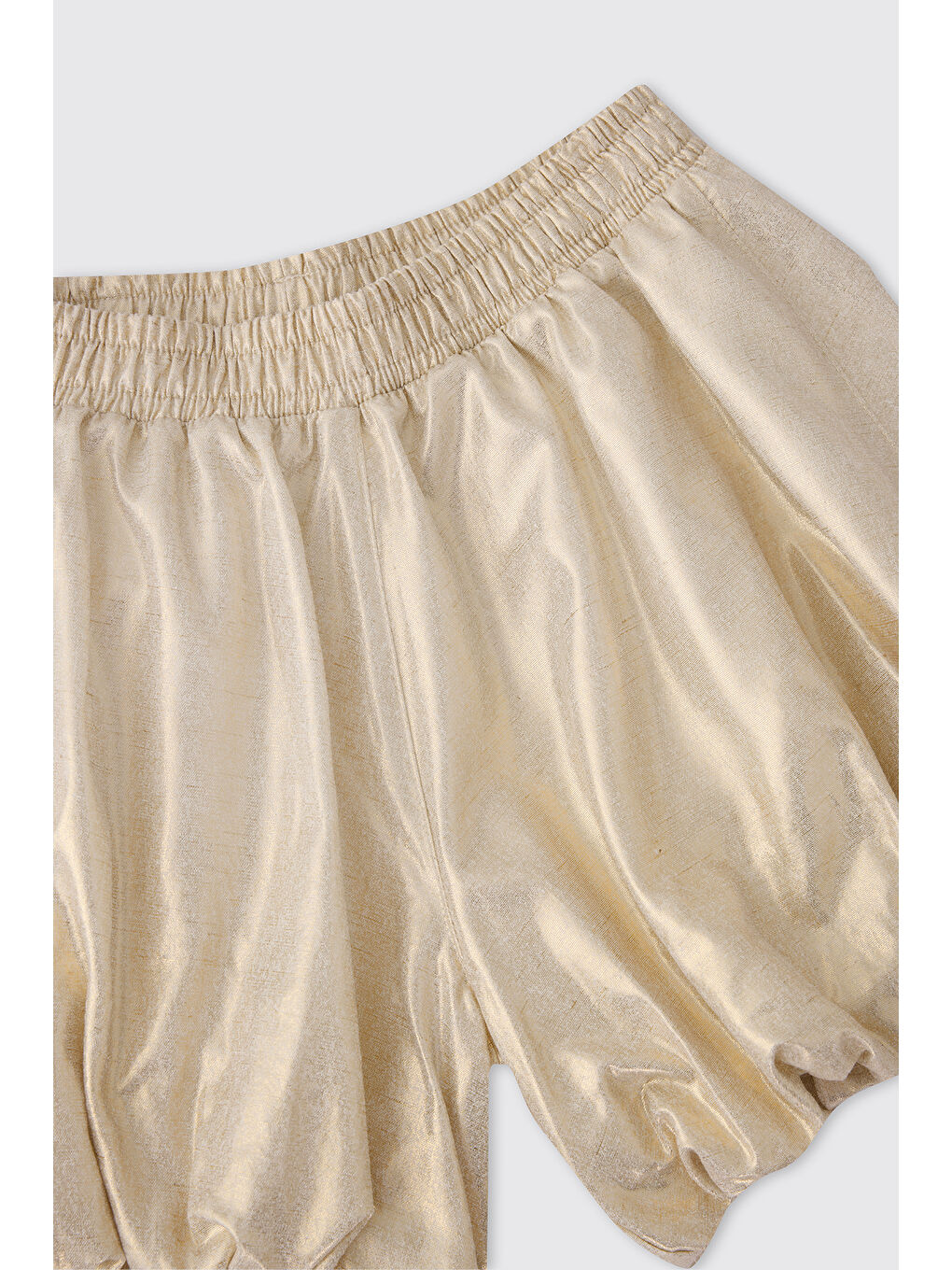 Sarı Kız Çocuk Gold Şort-4