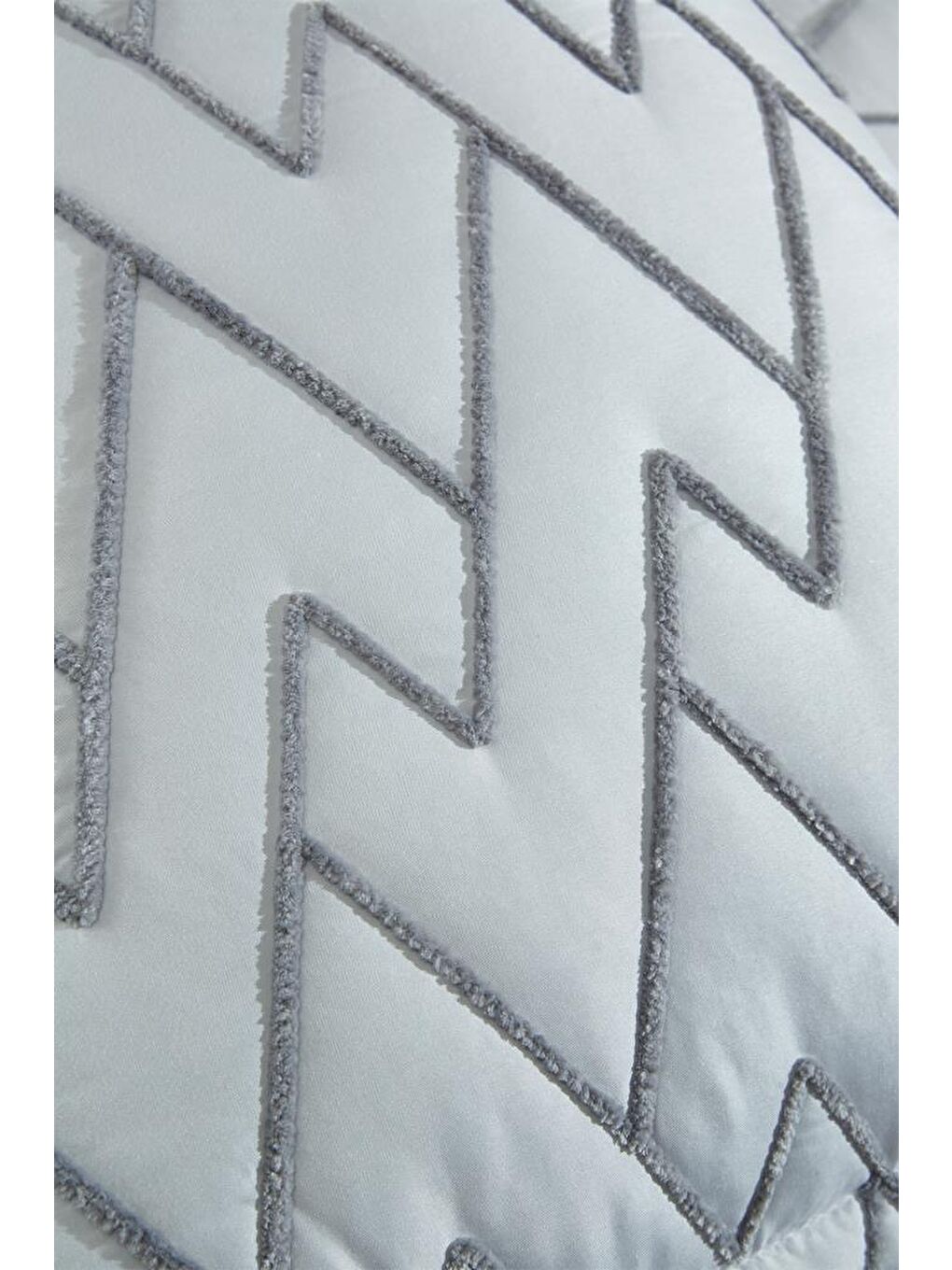 Karışık Maria Kapitoneli Tek Kişilik Yatak Örtüsü 180x240 Krem - Gri-4