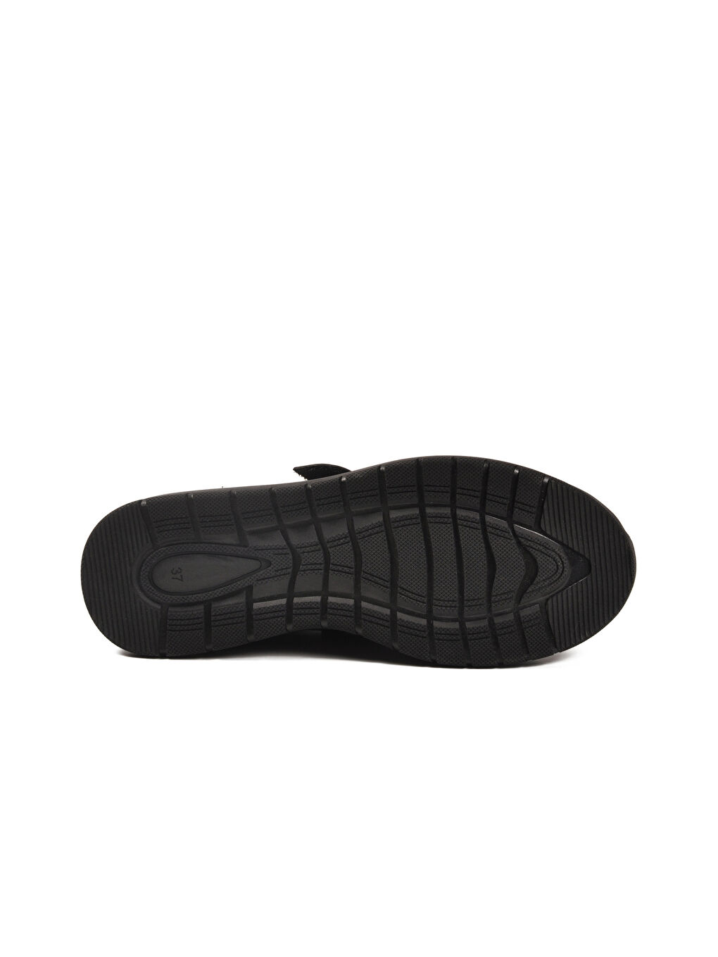 Siyah Cırtlı Hakiki Deri Kadın Casual Ayakkabı 058-Ç Z-4