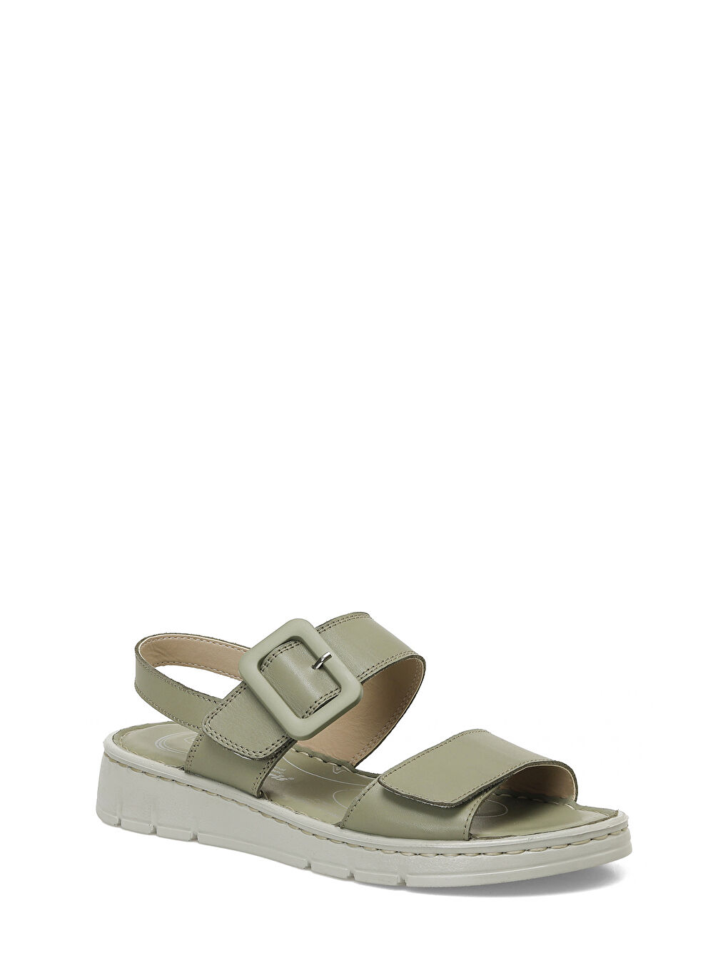 166245.Z5FX Yeşil Kadın Comfort Sandalet-1