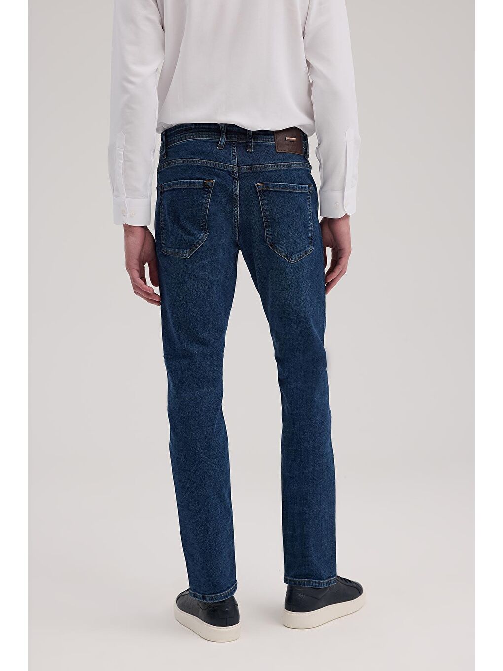 Lacivert Slim Fit Jean Pantolon-3