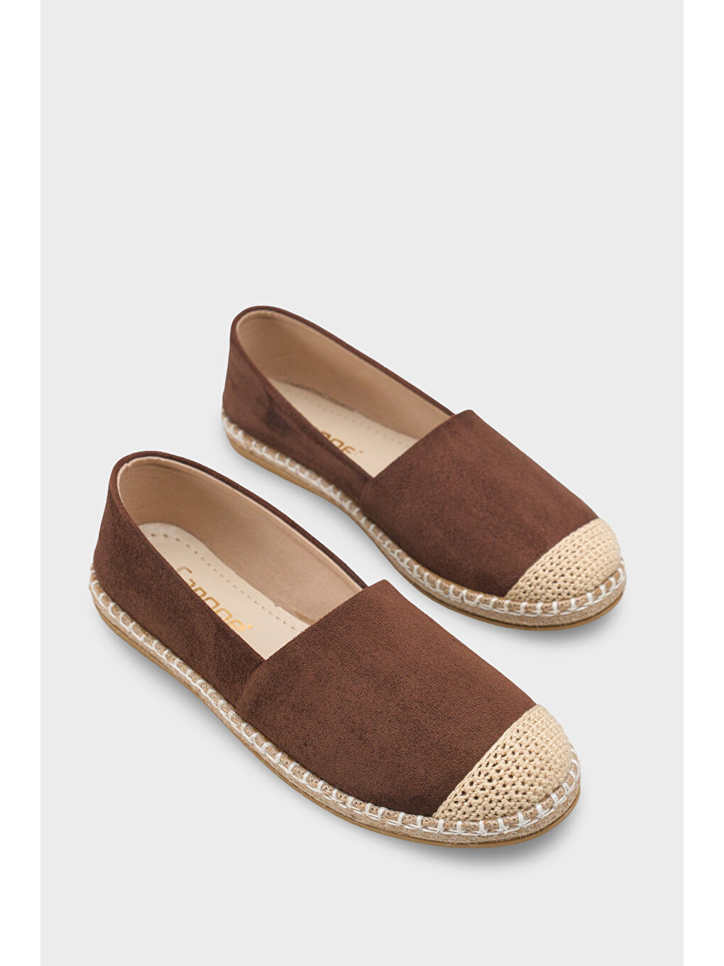 Kahverengi Pasarella Kadın Espadril-1