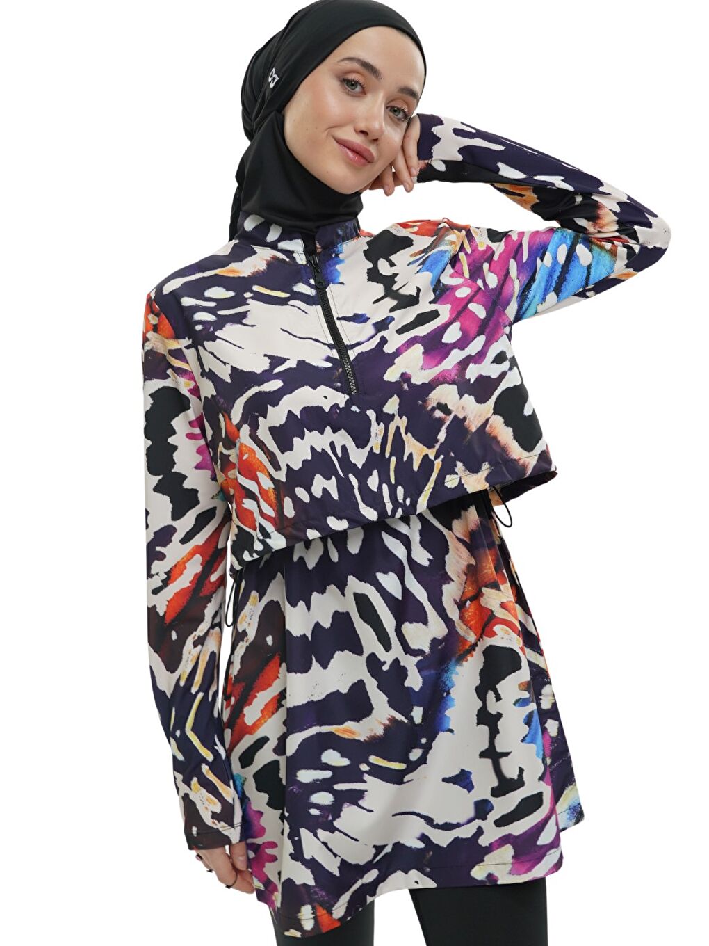 Karışık Kelebek Paraşüt Tek Üst-2