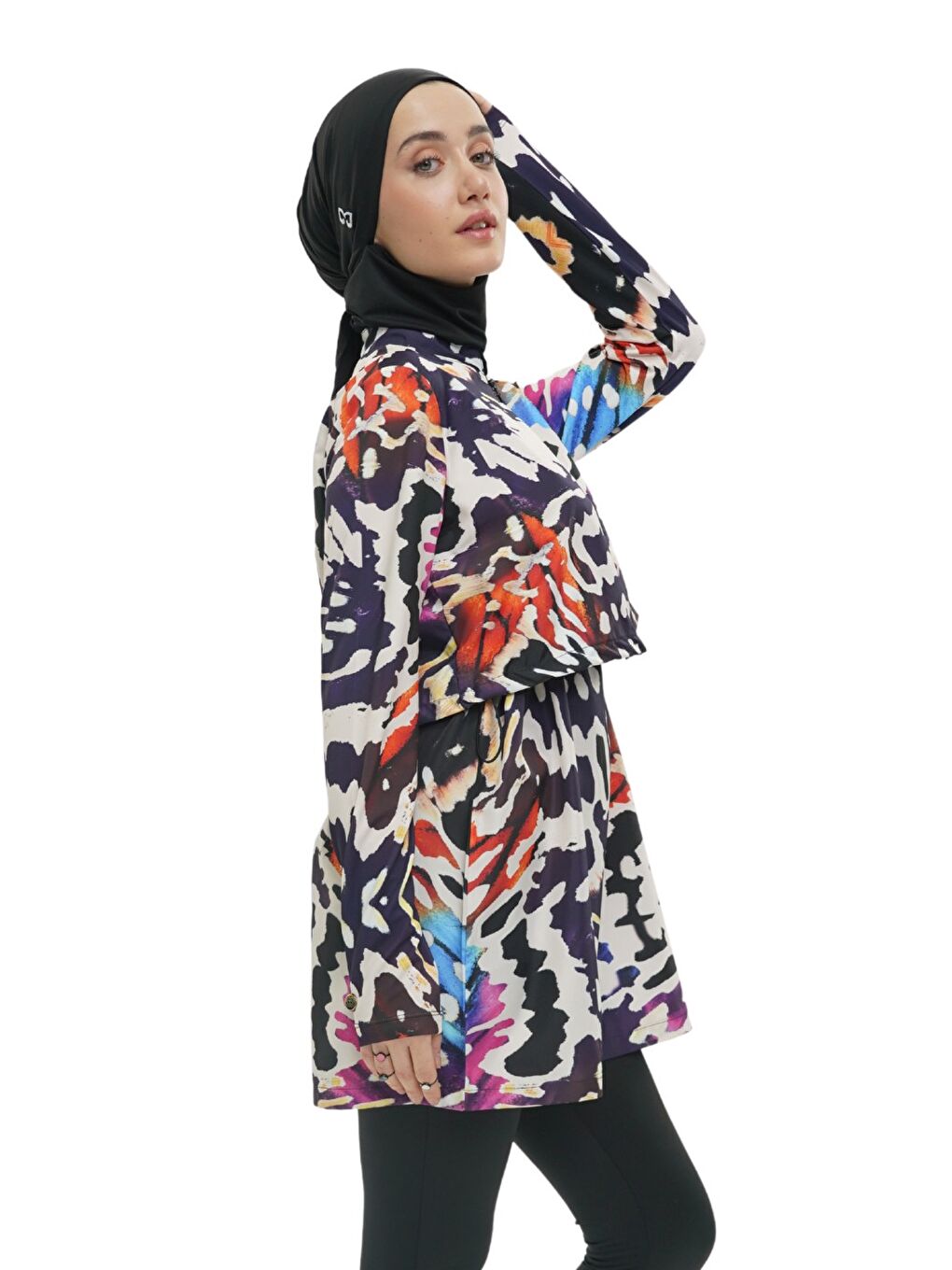 Karışık Kelebek Paraşüt Tek Üst-3