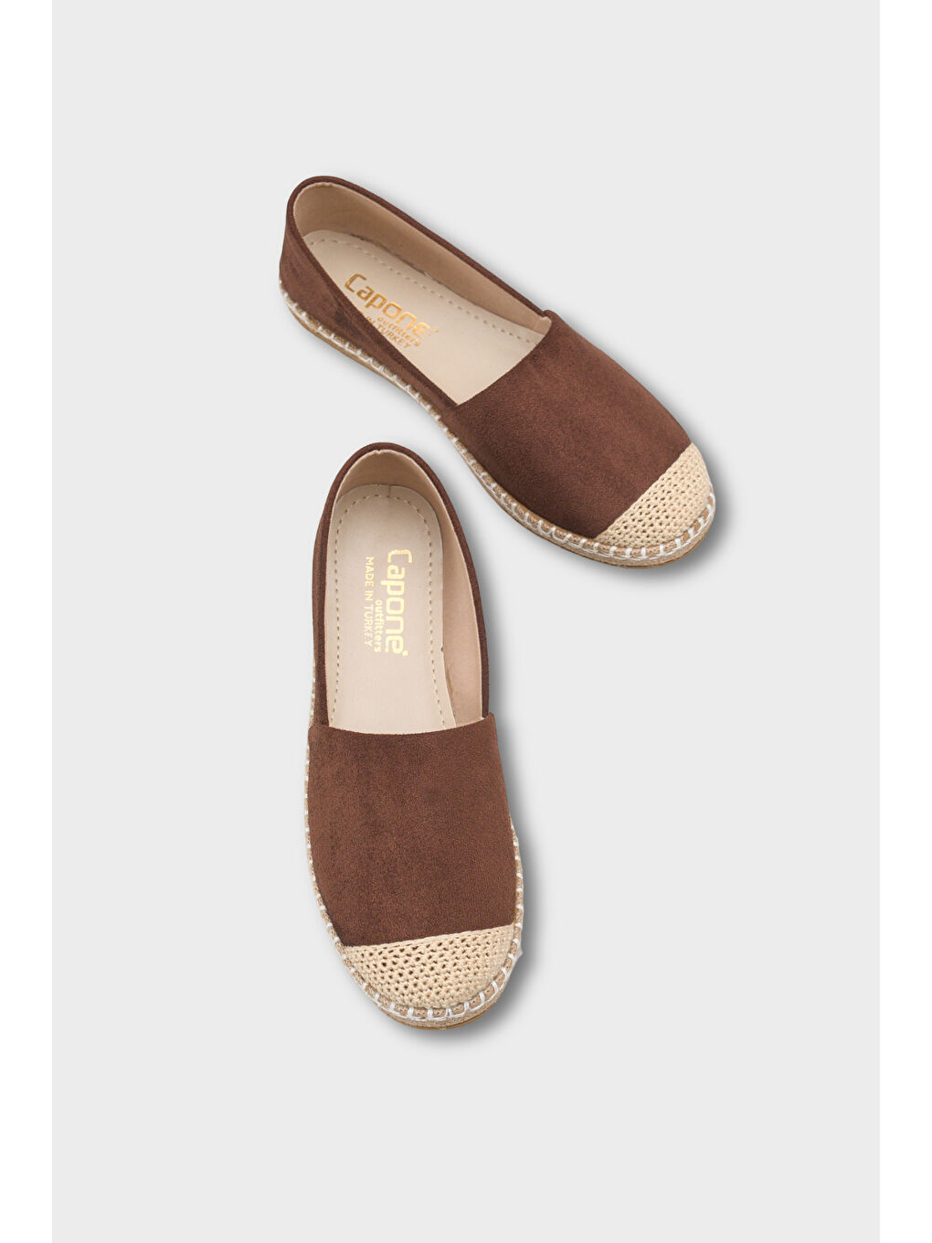 Kahverengi Pasarella Kadın Espadril-5