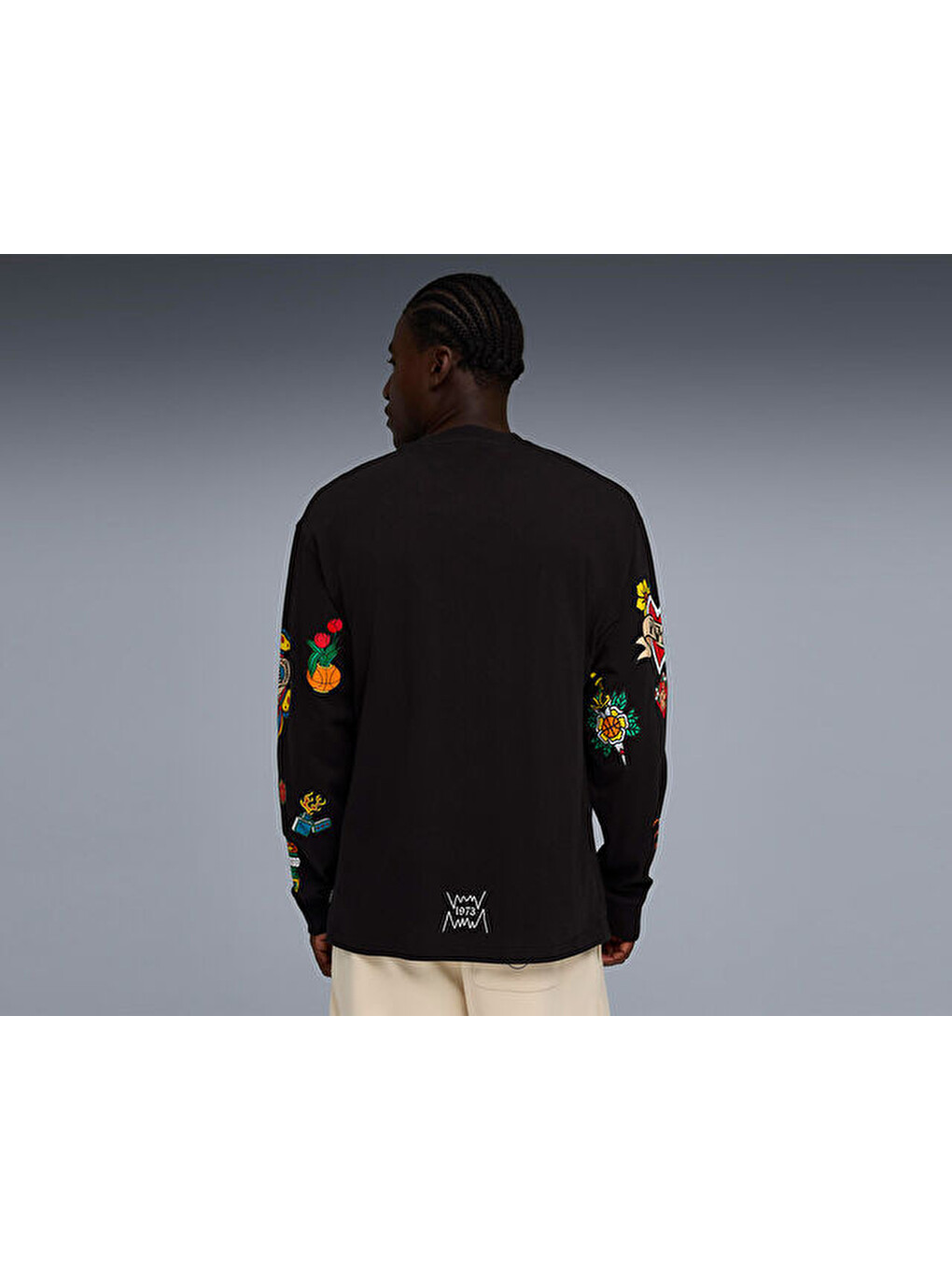 Swish N İnk Ls Tee Erkek Basketbol Tişörtü 63466401 Siyah-1