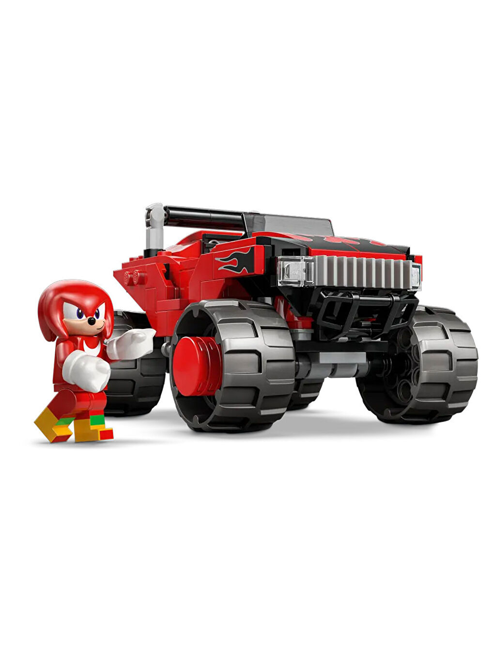 Sonic Silver’ın Arabası vs Knuckles Canavar Kamyonu 77118-3