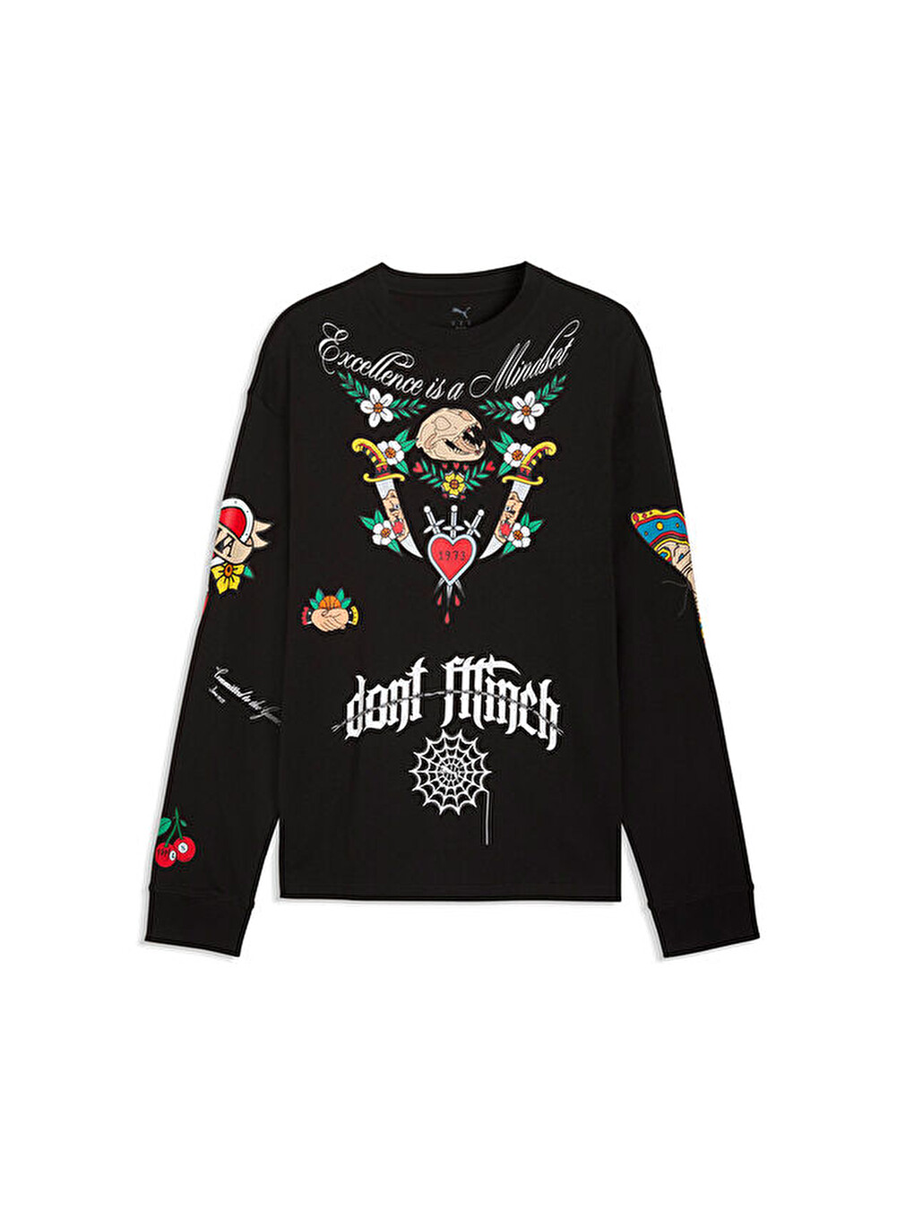 Swish N İnk Ls Tee Erkek Basketbol Tişörtü 63466401 Siyah-2