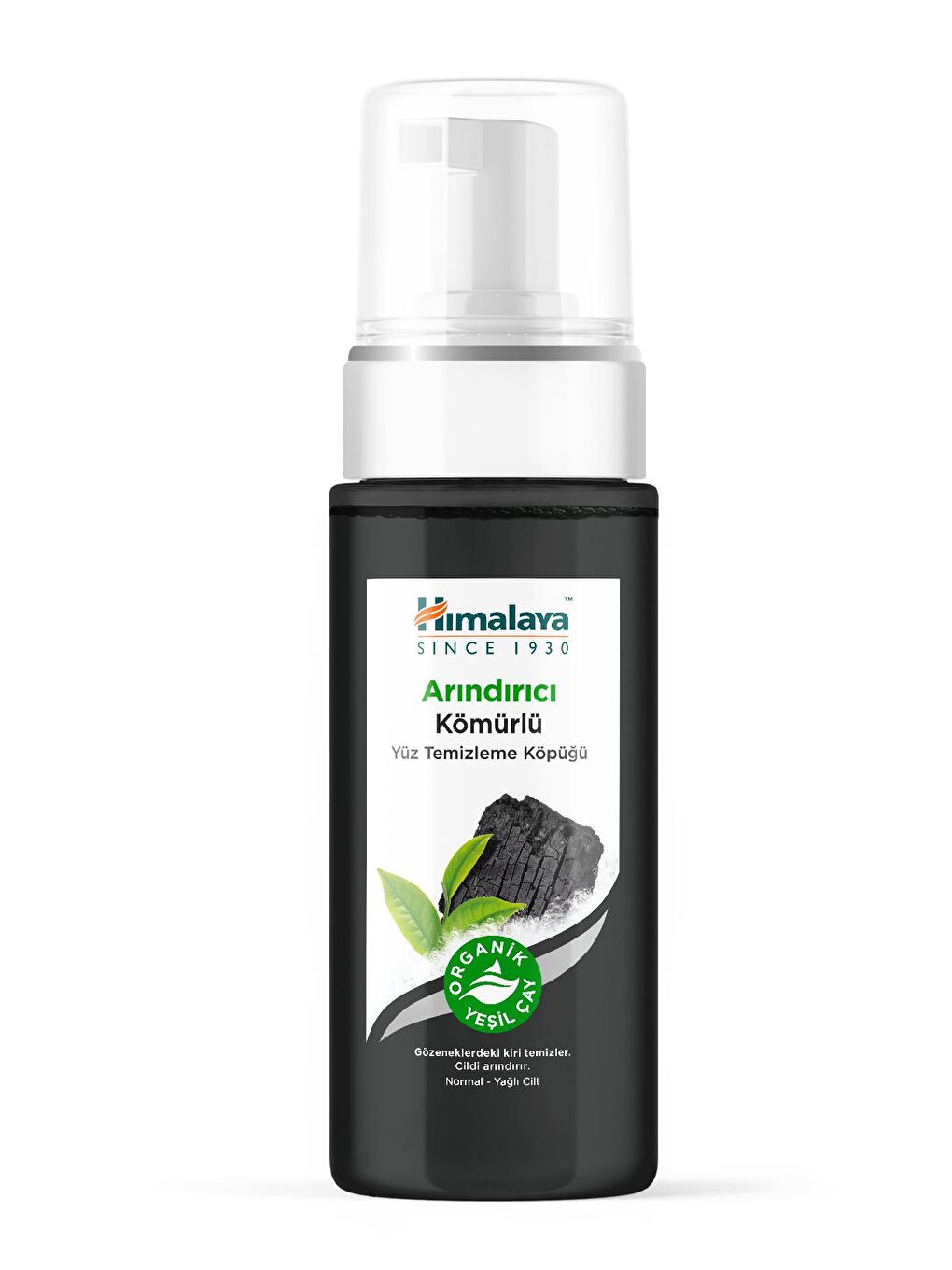 Detoks Etkili Arındırıcı Yüz Temizleyici Köpük, Aktif Kömür, Yeşil Çay, Normal/yağlı Ciltler, 150 Ml