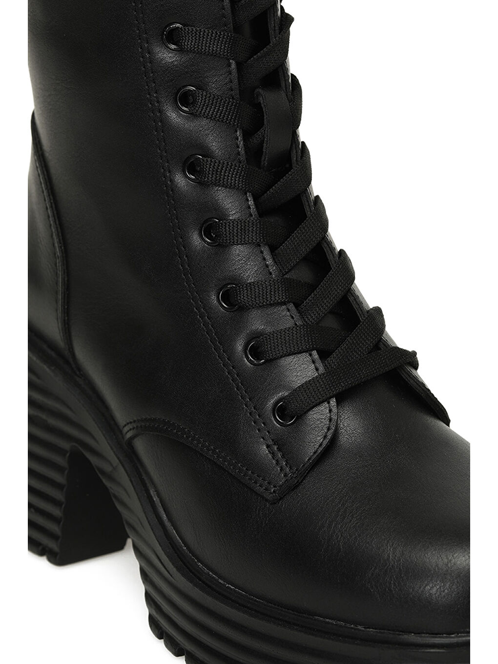 TRX24K-683 W 5PR Siyah Kadın Topuklu Bot-6