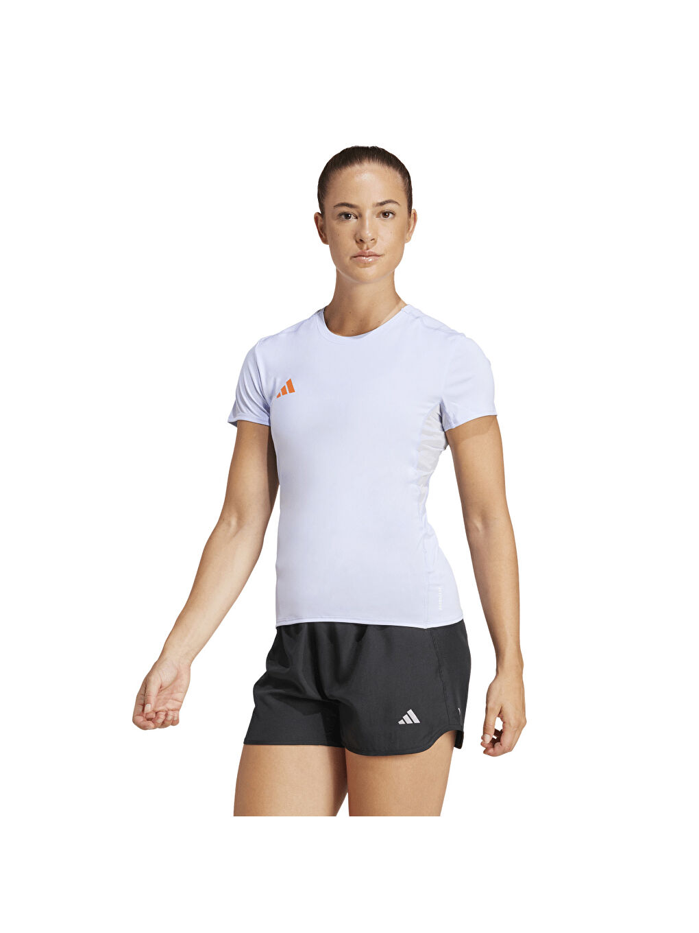 Adizero E Kadın Mavi Yuvarlak Yaka Tişört