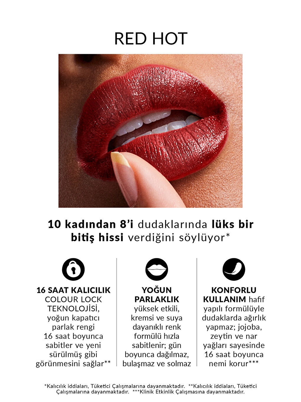 Power Stay Kremsi Vinyl Likit Ruj - Red Hot-2