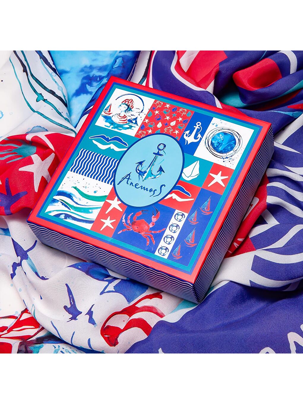 Harmoni Viskon Pareo Lacivert 120*140 cm-3