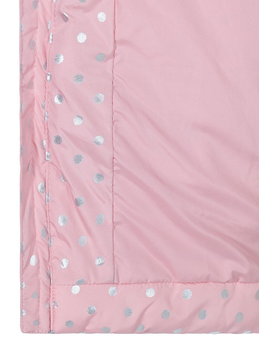 Girls Puantiye Baskılı 6-9 Yaş Mont - Pembe-1