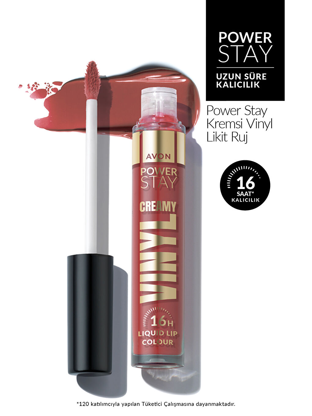 Power Stay Kremsi Vinyl Likit Ruj - Nude Muse-1