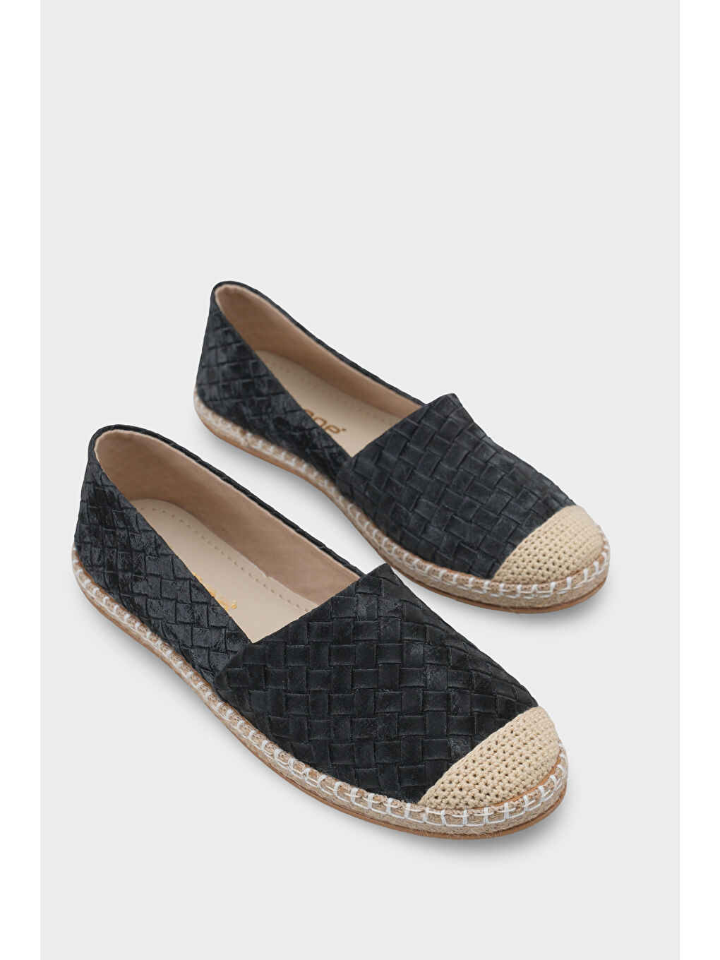 Siyah Pasarella Kadın Espadril-1