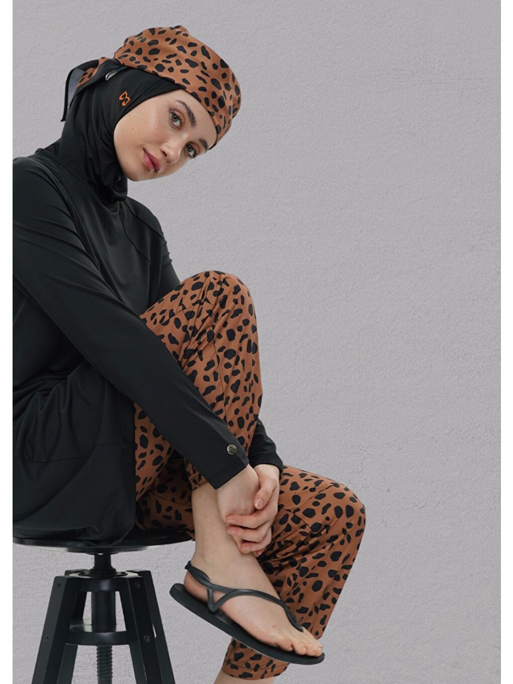 Siyah Kaplan Pantolon