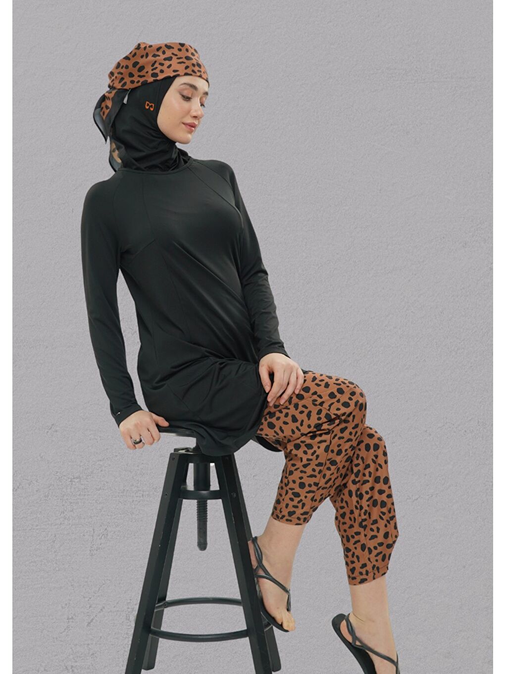 Siyah Kaplan Pantolon-2