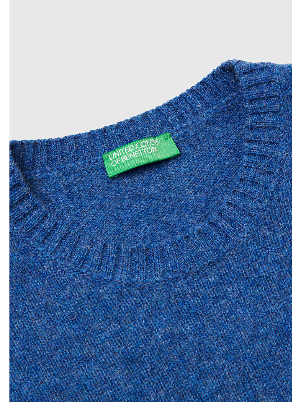 Erkek Koyu Mor Bisiklet Yaka Shetland Kazak-6