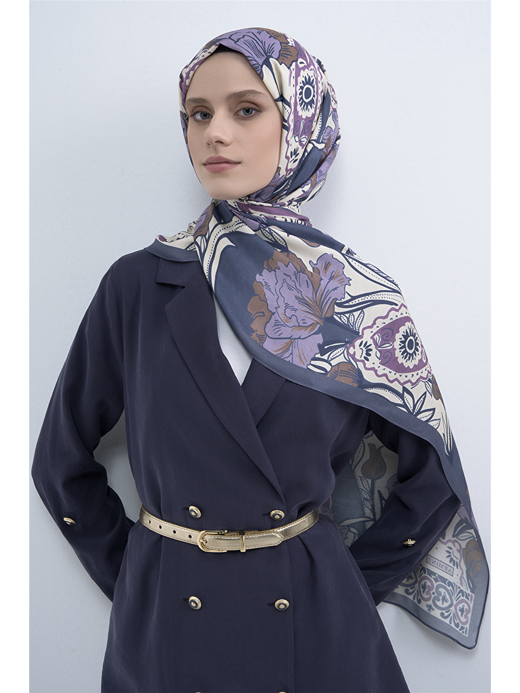 Lila Pure Şal 3217 08-2