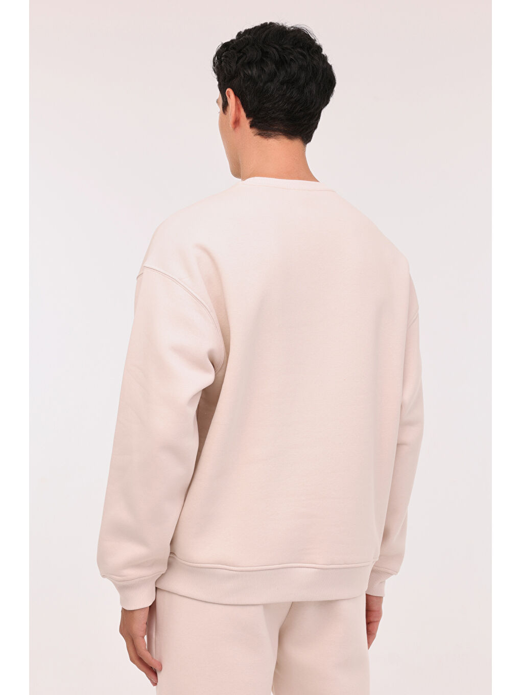 LOTTO M-ARMED C NECK 4PR Bej Erkek Sweatshirt - 1