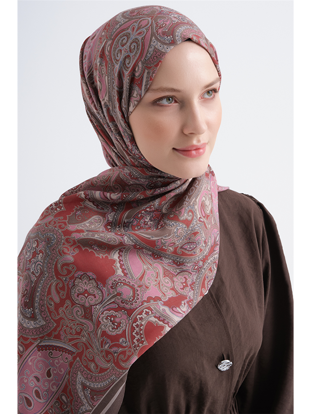 Kırmızı Pure Şal 3907 09-1